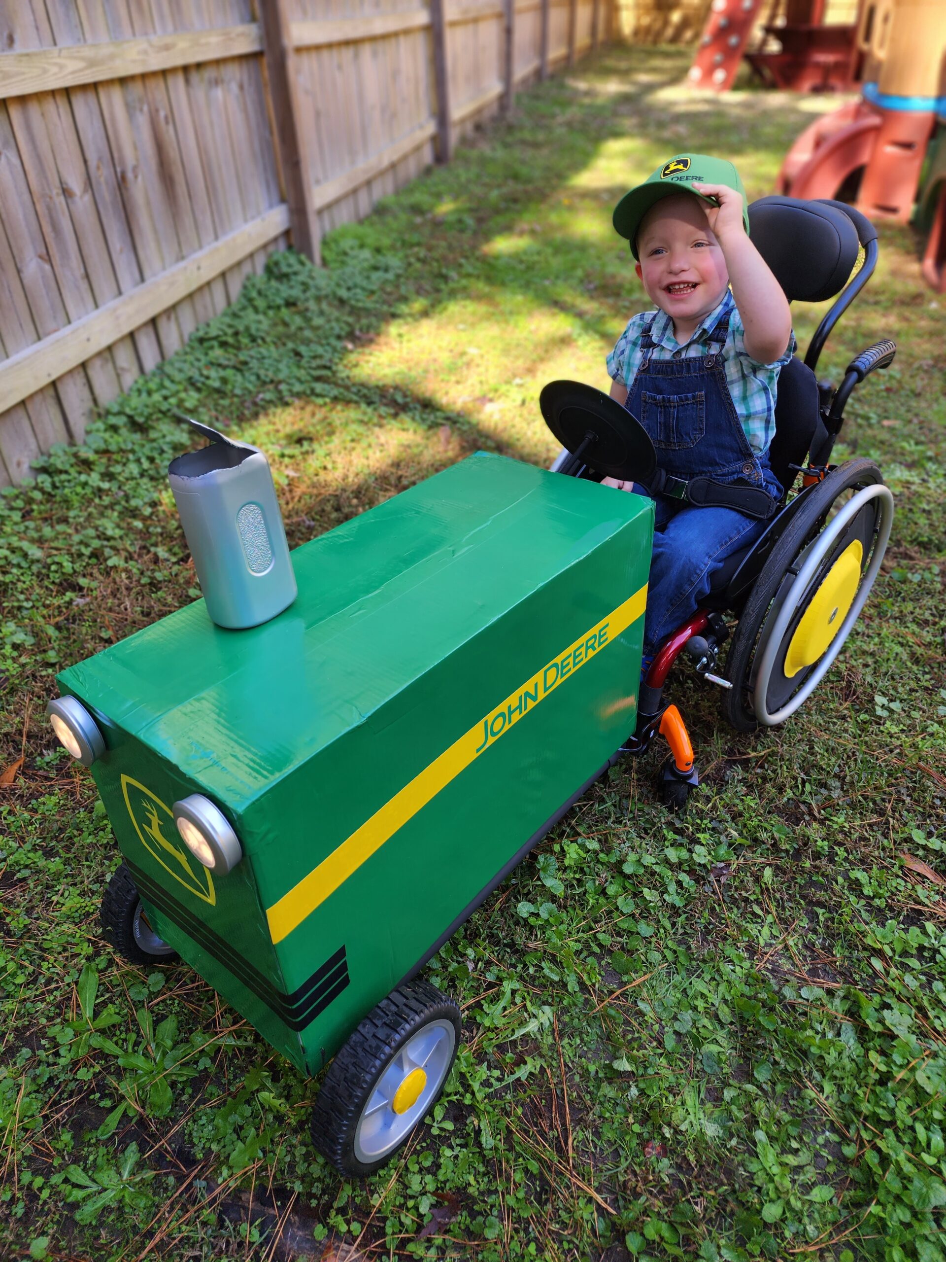 Farmer on a Tractor