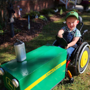 Farmer on a Tractor