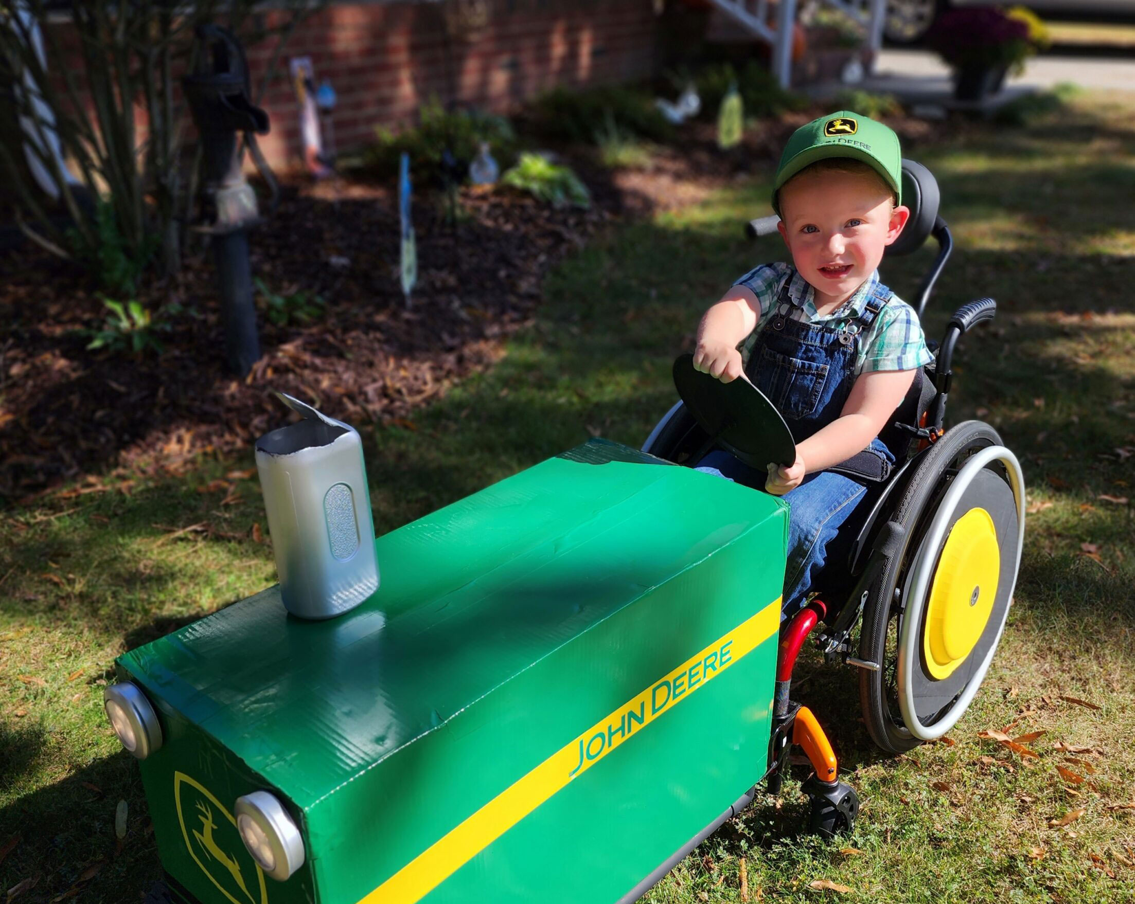 Farmer on a Tractor
