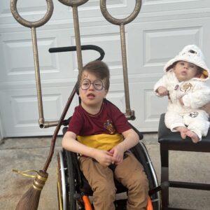 Alternative view of Harry Potter Playing Quidditch
