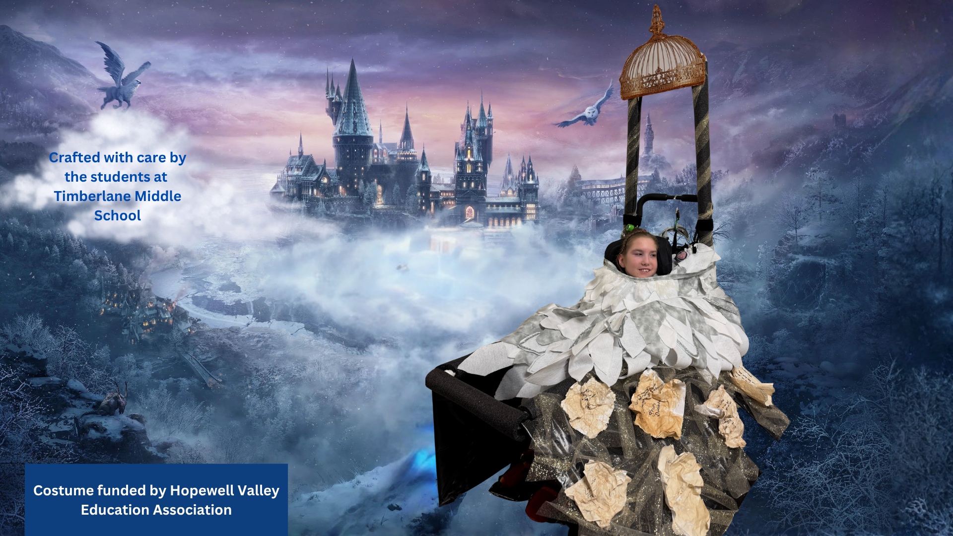 The Winged Messenger of Hogwarts