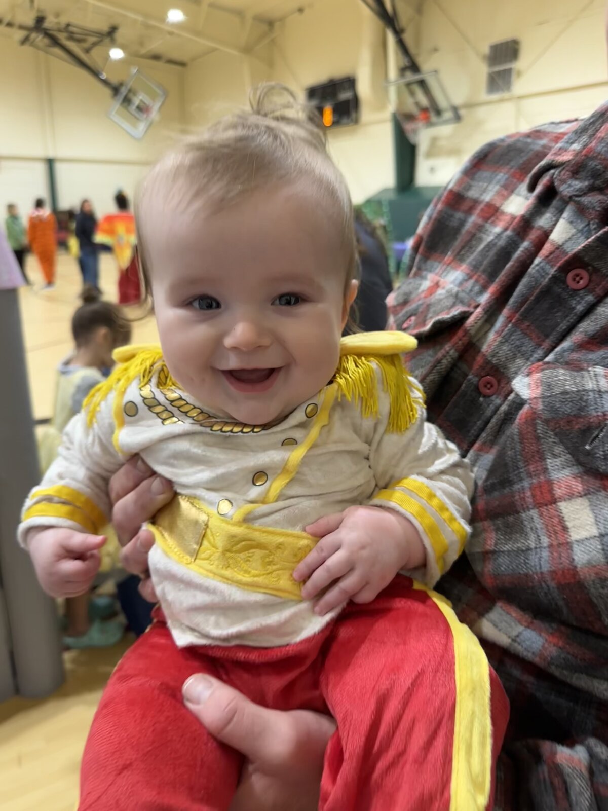 Baby in a Prince Charming costume