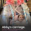 Child in a Cinderella in Carriage costume on wheels