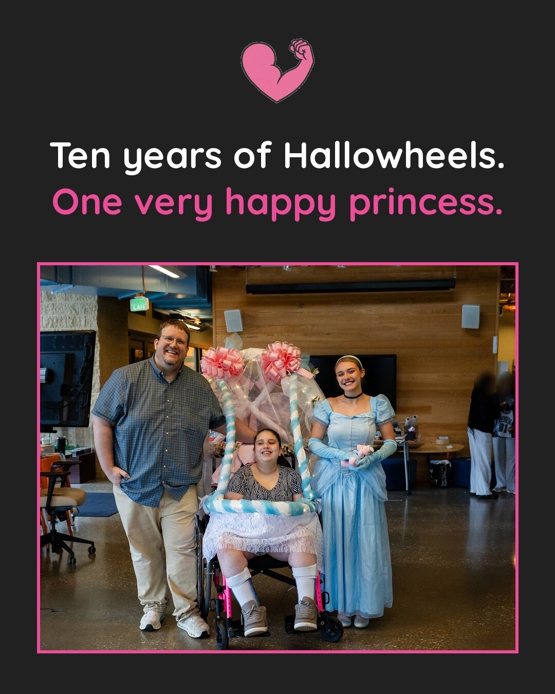 Child in a Cinderella in Carriage costume on wheels